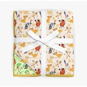01 DISNEY LION KING BAMBOO BLANKET NWT 50 by 65  Triple Layer Bamboo